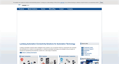 Desktop Screenshot of lumberg-automation.com